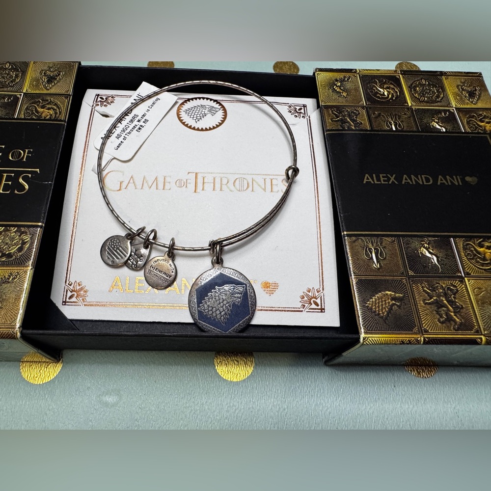 Alex & Ani Game of Thrones Winter is Coming Bracelet Silver